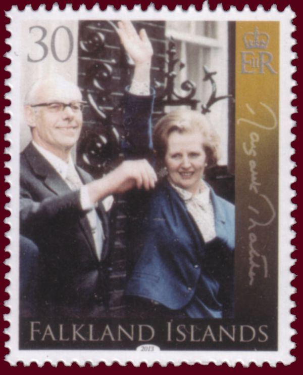 Baroness Margaret Thatcher and Denis