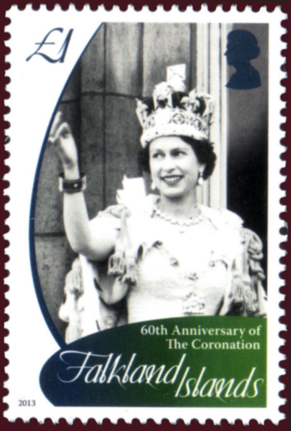 Queen Elizabeth II, wearing the Imperial State Crown