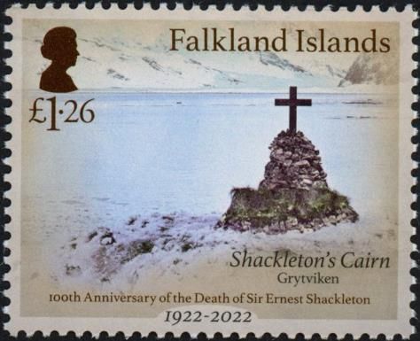 Sir Ernest Shackleton Cairn, Grytviken, South Georgia