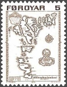 Map of Faroe Islands 1673