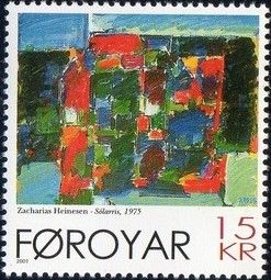 Painting by Zacharias Heinesen
