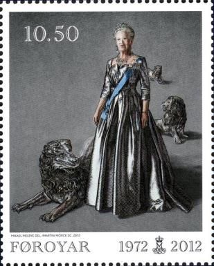 Queen Margrethe for 40 years