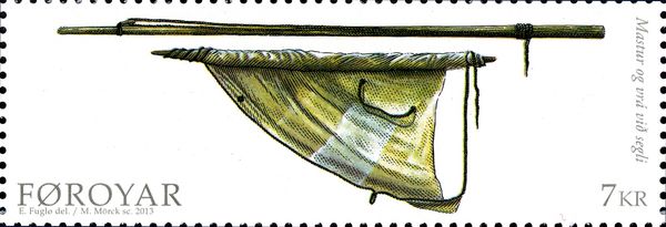 Faroe boats - mast and sail