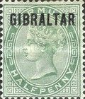 Queen Victoria (1819-1901), Overprint (green/black)
