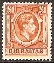 King George VI (1895-1952) Facing Right in Scrolled Oval