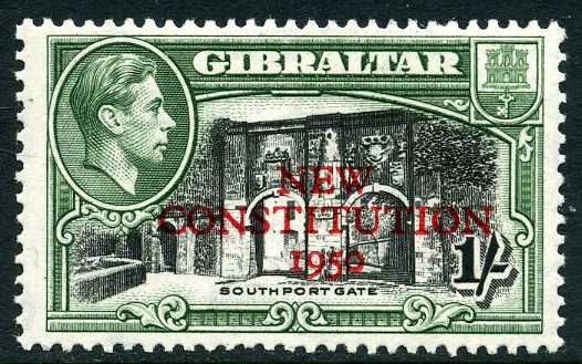 Southport Gate ("New Constitution 1950" Overprint)