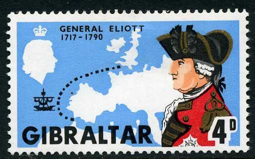 General Eliott and Route Map