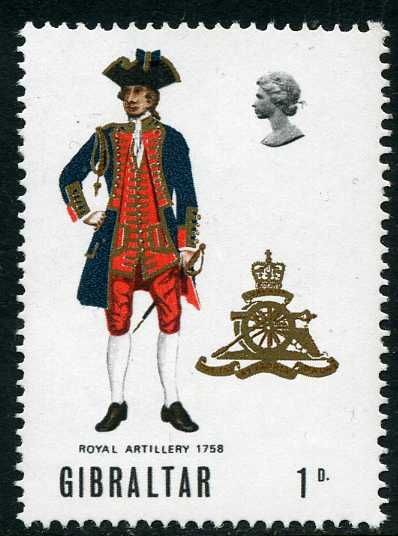 Officer of the Royal Artillery, 1758