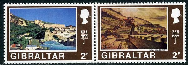 Gibraltar from the North Bastion (Early 19th century)