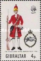Soldier of the Kings Own Royal Border Regiment, 1704