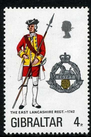 Officer of the East Lancashire Regiment, 1742