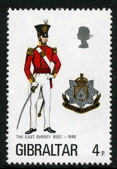 Officer of the Royal East Surrey Regiment, 1846