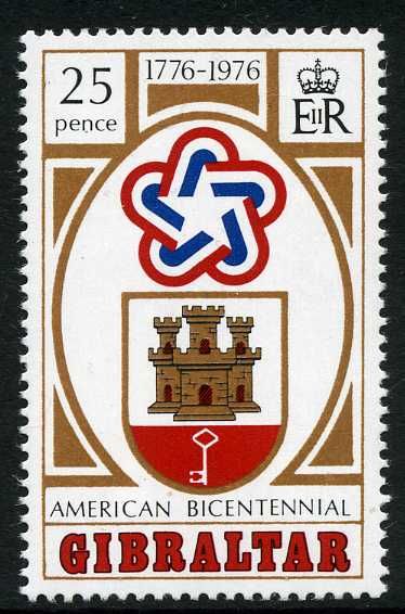 Bicentennial Emblem and the Arms of Gibraltar