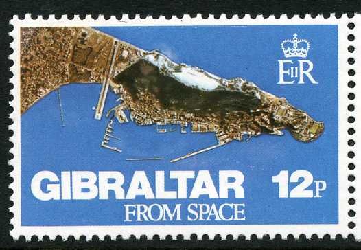 Aeriel View of the Straits of Gibraltar