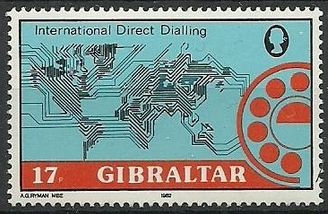 Printed Circuit forming the Map of the World