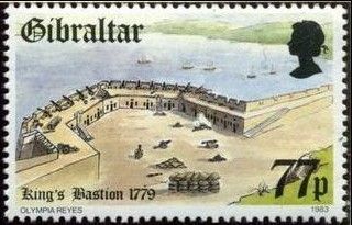 King's Bastion, 1779