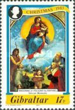 Painting "Madonna of Foligno" by Raphael