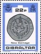 20 Pence Coin Picturing Our Lady of Europa