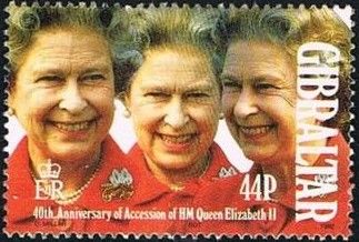Three Portraits of HM Queen Elizabeth II