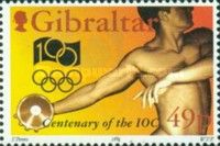 Throwing the Discus and the Centenary Emblem