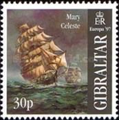 The "Mary Celeste" as found by "Dei Gratia"
