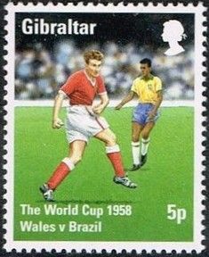 World Cup Football Championship 1958, Wales - Brazil