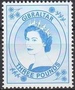 Queen Elizabeth II (light green blue)