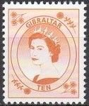 Queen Elizabeth II (orange)