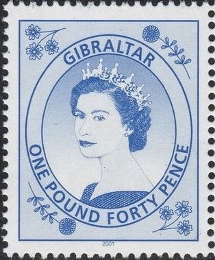 Queen Elizabeth II (turquoise green)