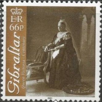 Queen Victoria standing by a Chair (Jubilee Portrait)