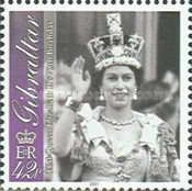 HRH Queen Elizabeth II at the Coronation, 1953