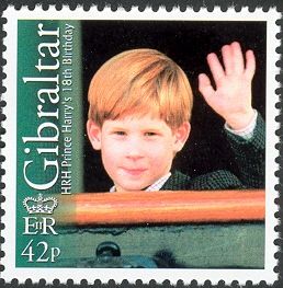 HRH Prince Harry waving