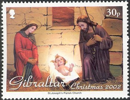 Creche Scene from the St. Joseph's Parish Church