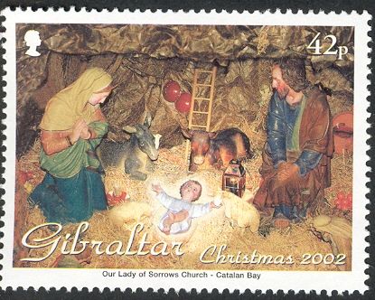 Creche Scene from Our Lady of Sorrows Church