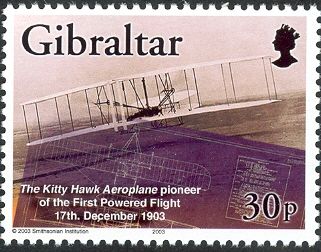 Wright Brothers' "Flyer I", 1903 (from the souvenir sheet)