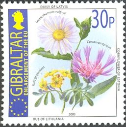 Daisy of Latvia, Cornflower of Estonia and  Rue of Lithuania