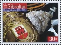 Arms of Gibraltar on Military Uniform