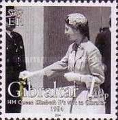 HM Queen Elizabeth II holding out Keys