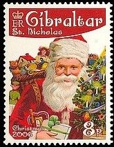 St. Nicholas and a Christmas Tree