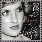 Princess Diana seen Full-face, Eyes looking Sideways