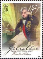 Lord Horatio Viscount Nelson (1758-1805) at his writing desk