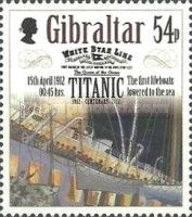 The first lifeboats lowered to the sea 15th April 1912 00.45