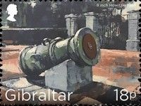 Cannons from Gibraltar Fortifications