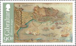 Late-18th Century Map of Gibraltar