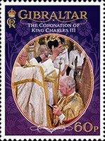 Placing Crown on King Charles III
