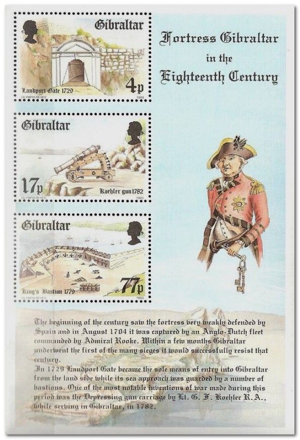 Landport Gate, 1729/Koehler Gun, 1782/King's Bastion, 1779