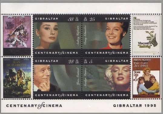 Audrey Hepburn, Romy Schneider, Yves Montand, Marilyn Monroe