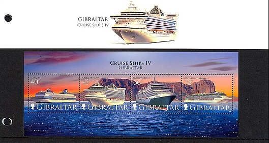 Cruise Ships IV, Gibraltar (souvenir sheet)
