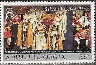 The Queen and Retinue after Coronation