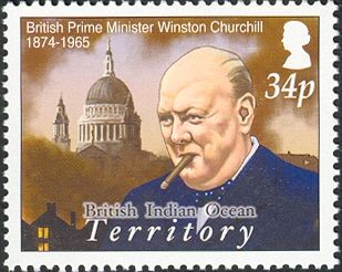 British Prime Minister Winston Churchill 1874-1965